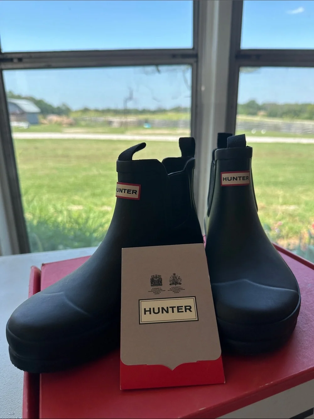 Hunter Rain Boots- Chelsea- Black
